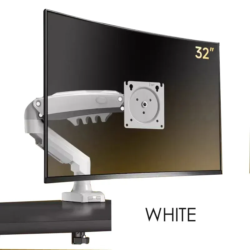 NB F80 Dual Arm Gas Spring Monitor Mount 5