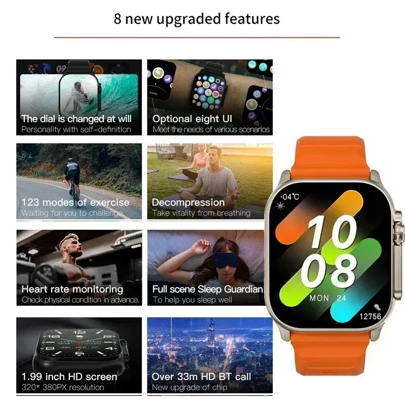 T10 Ultr Smart Watch - GPS, NFC, BT Calls 4