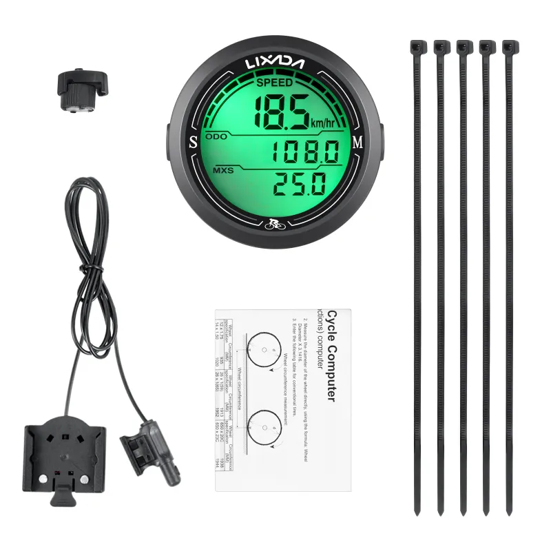 Wired Waterproof Bike Speedometer 6