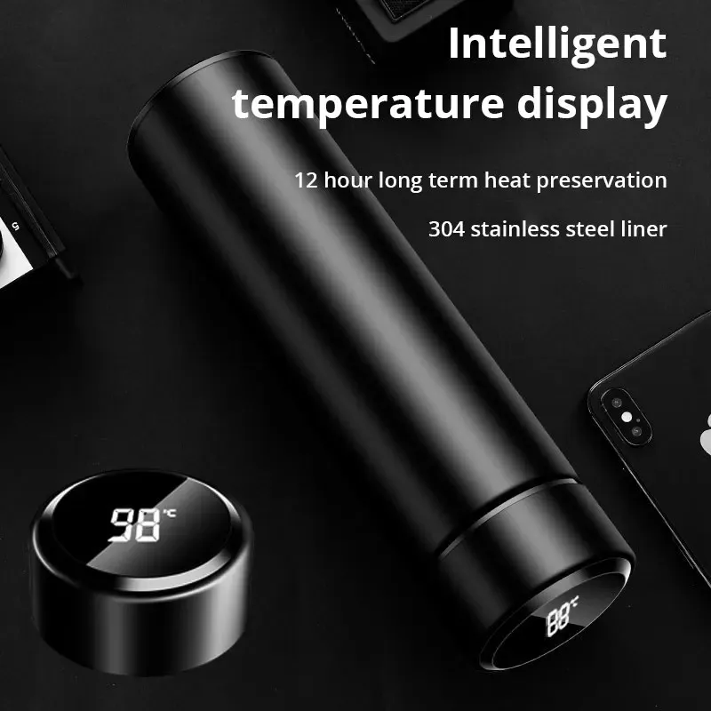 Smart LED Temperature Display Thermos Cup 4