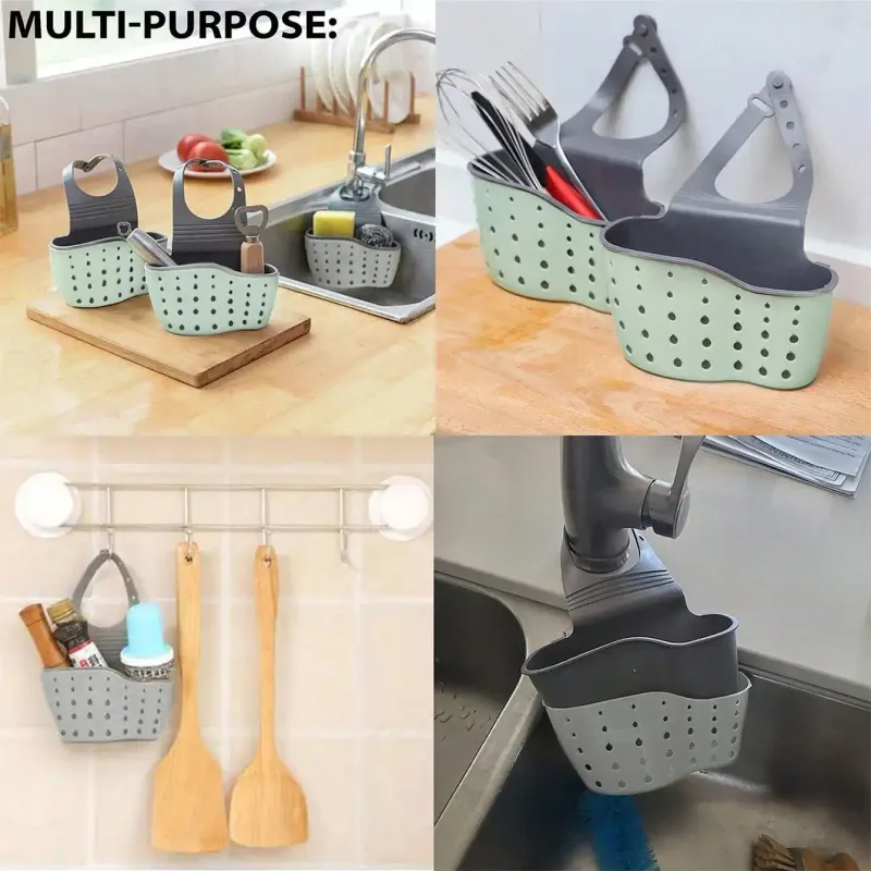 Silicone Hanging Sink Drain Basket 3