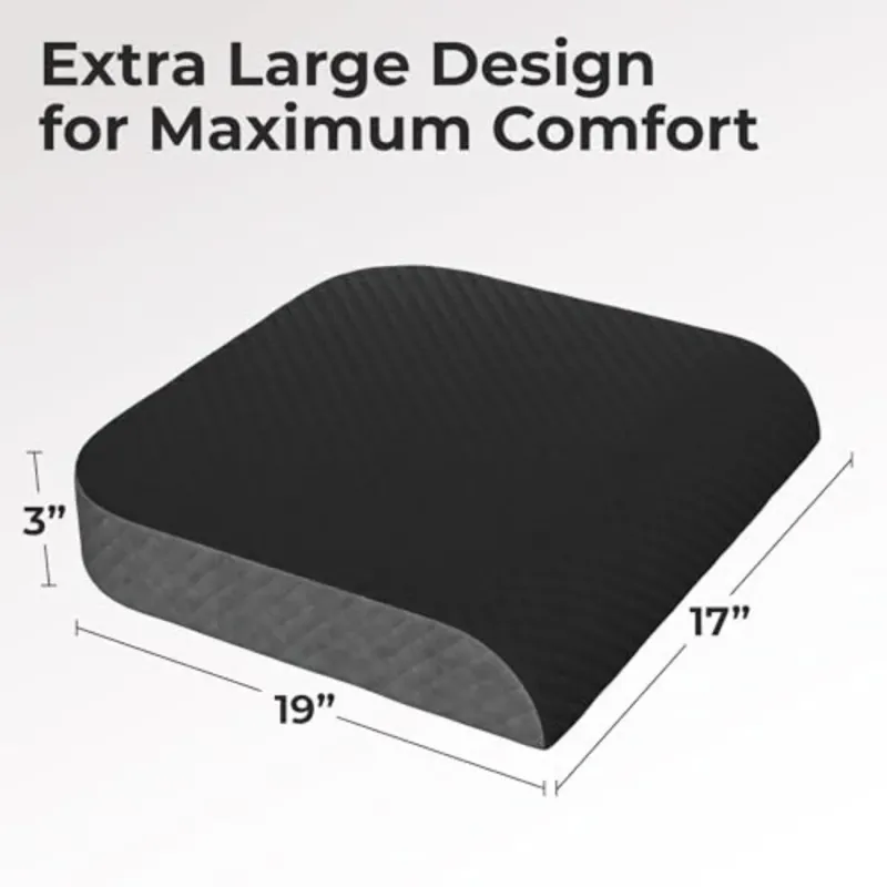 Kölbs Extra Large Velvet Memory Foam Cushion 3