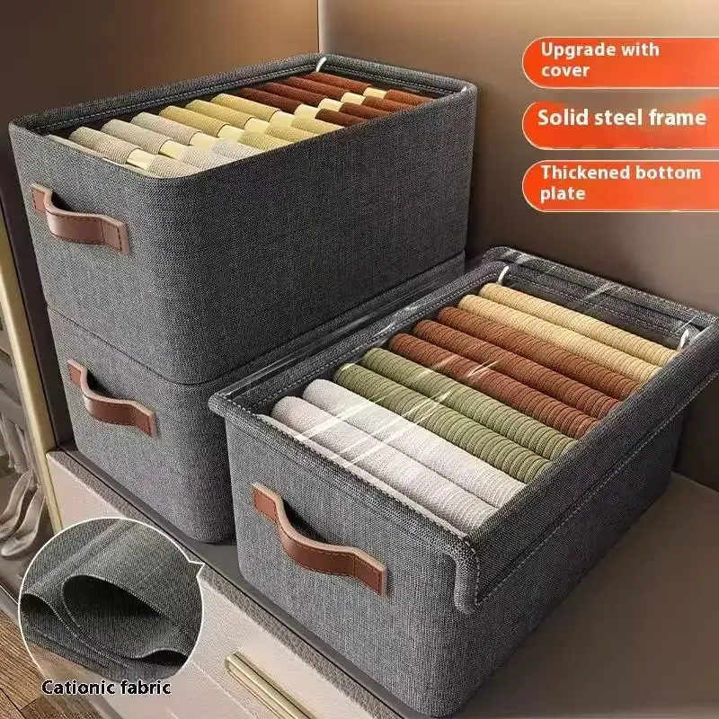 Clear Folding Storage Box with Lid 5