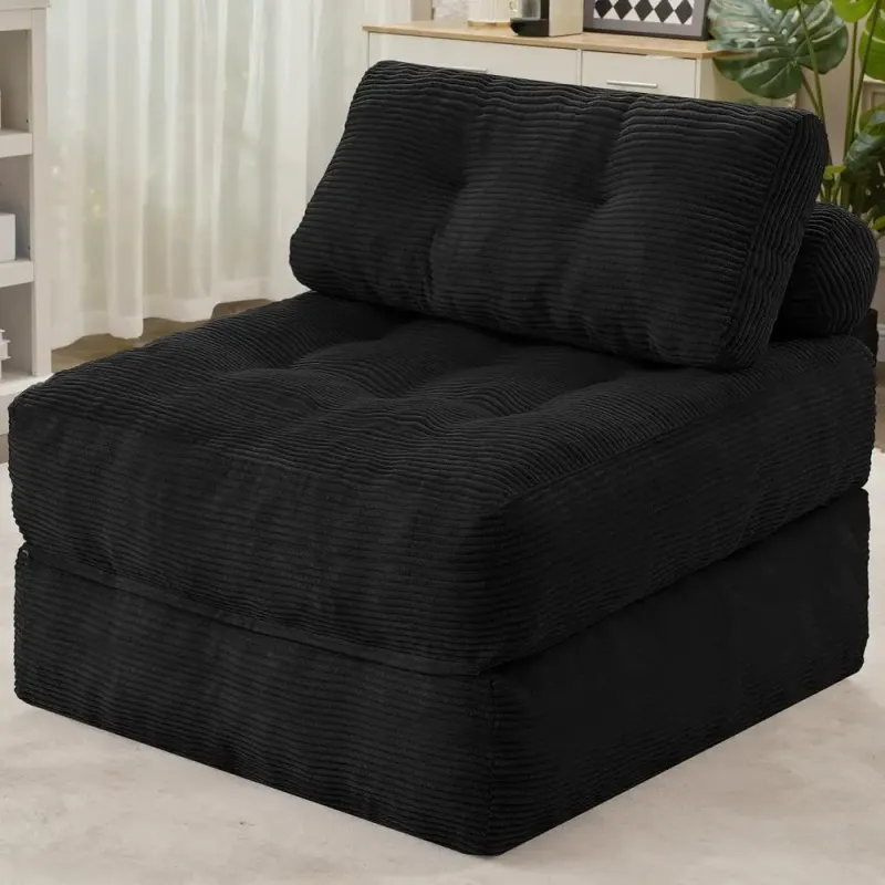 Convertible Sleeper Chair w/ Dual Pillows 1