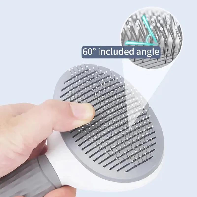 Stainless Steel Pet Grooming Brush 4