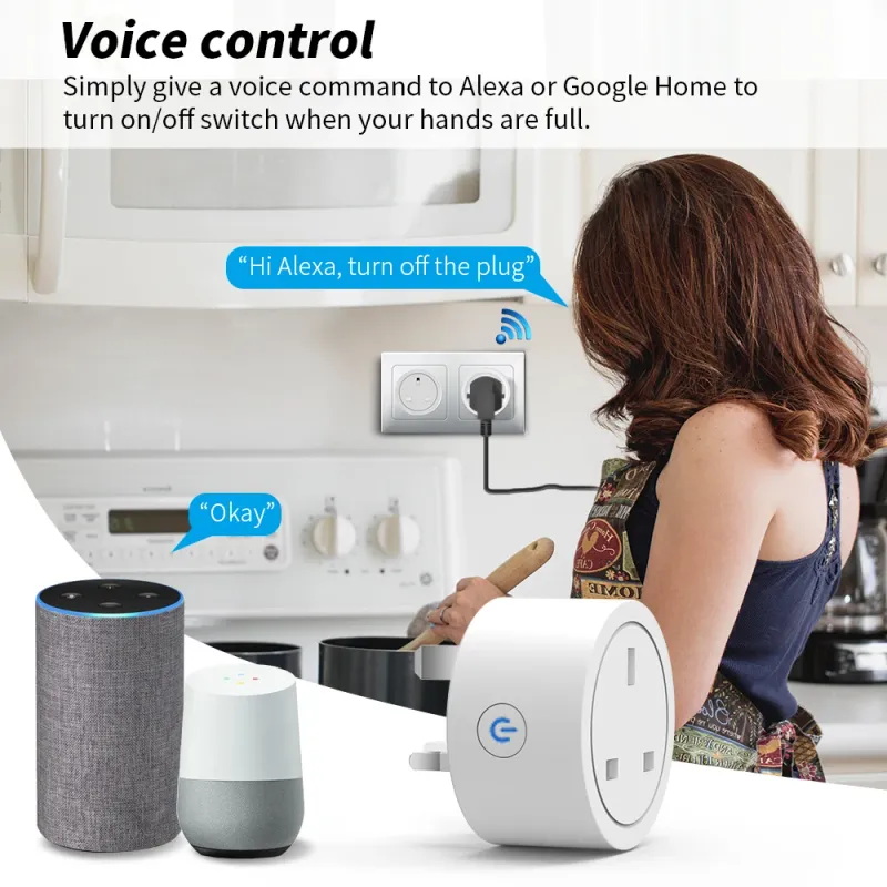 Tuya Smart UK Plug Socket 20A 3