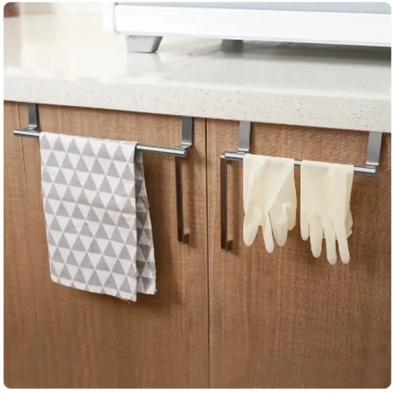 Stainless Steel Over-Door Towel Rack 4