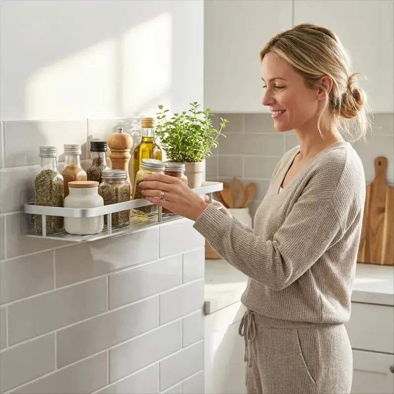 No-Drill Corner Shower Caddy 6