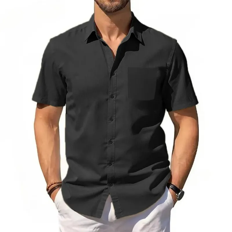 Cotton Linen Hawaiian Shirt 5