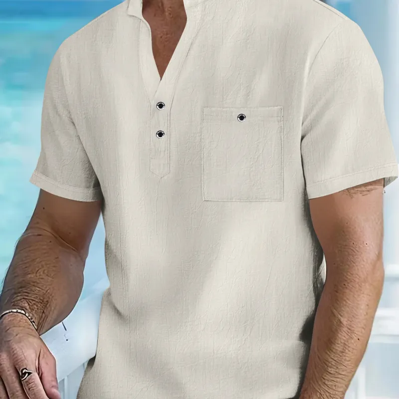 Men's Cotton Linen Casual Shirt 3