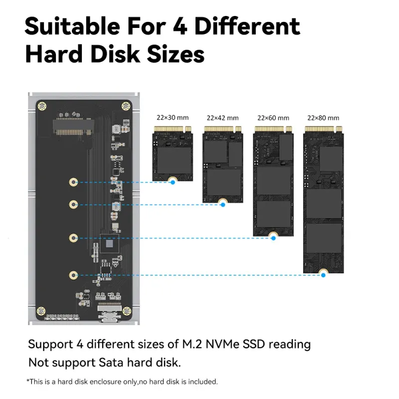 40Gbps M.2 NVMe USB 4.0 SSD Enclosure 5