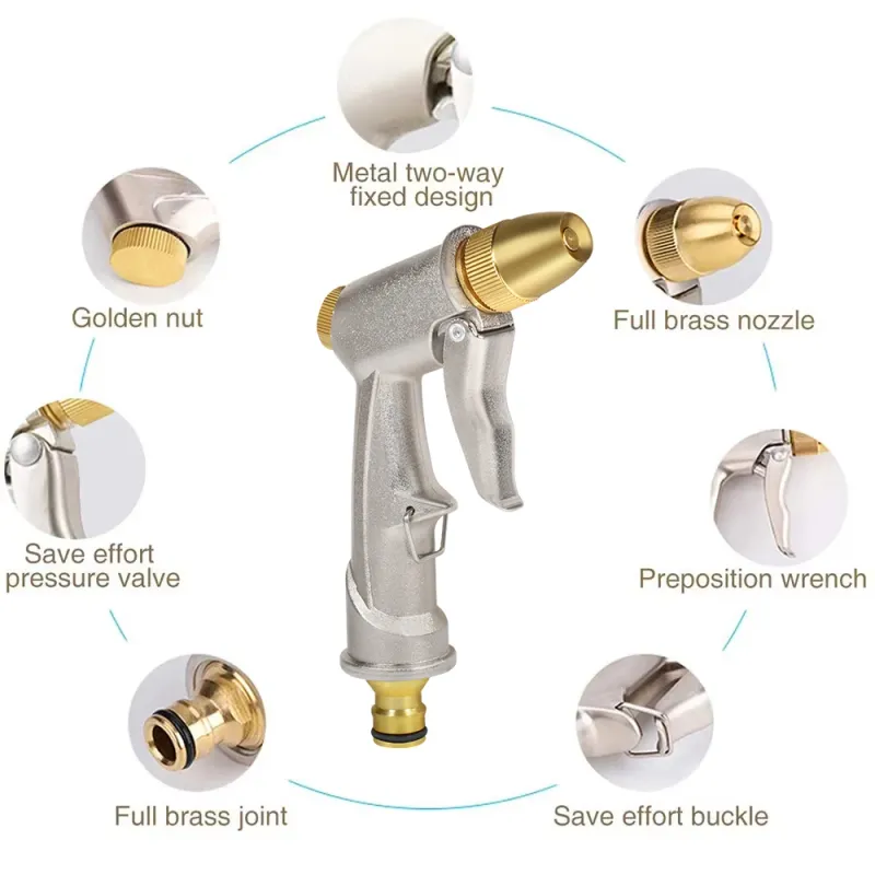 Metal Garden Water Spray Gun 4
