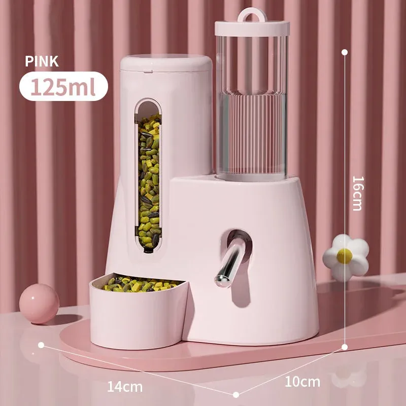 Hamster Water Bottle & Food Bowl 2-in-1 1