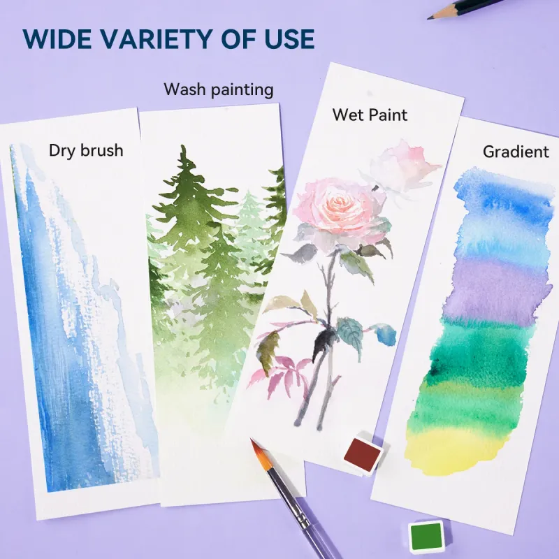 MeiLiang 52 Color Watercolor Set 5