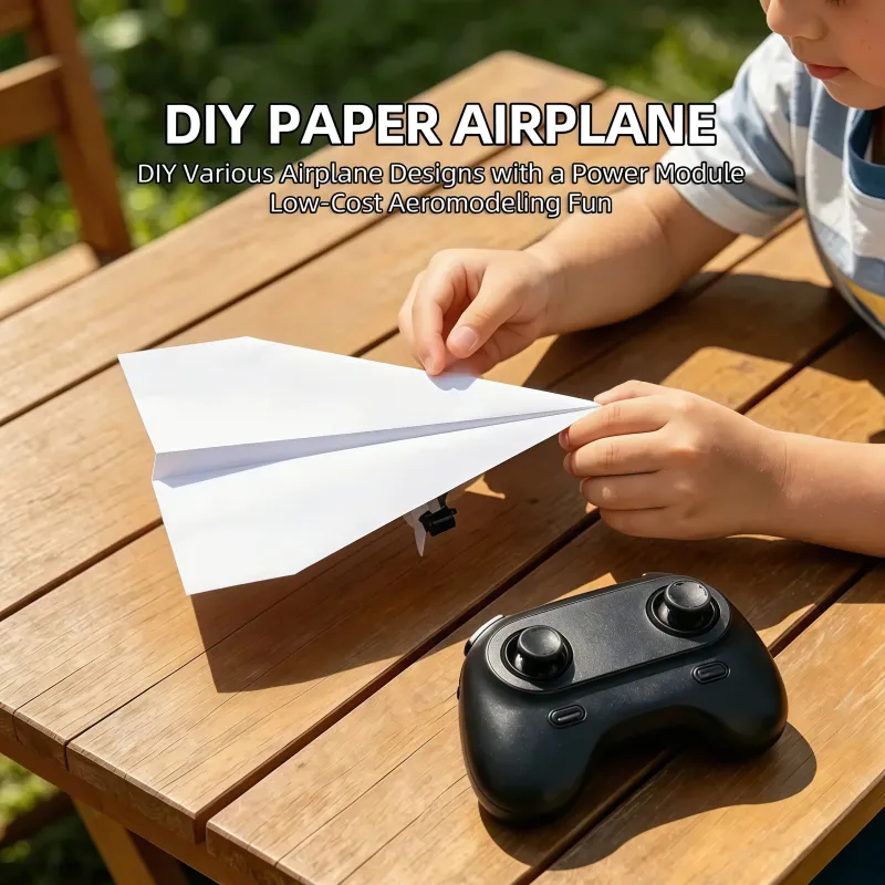 RC Paper Airplane Kit with Gyro Stabilizer 4
