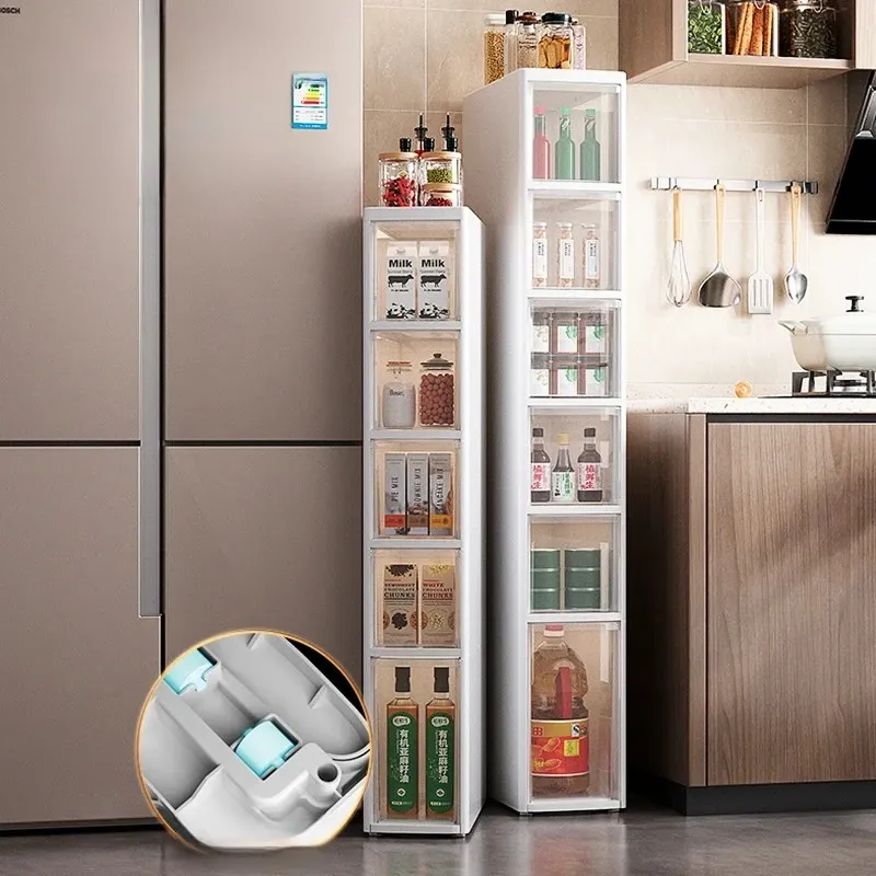 Slim Multi-Layer Storage Cabinet 3