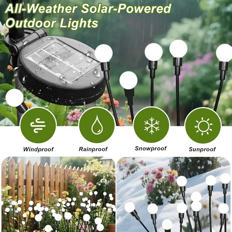 Solar Firefly Pathway Lights 6