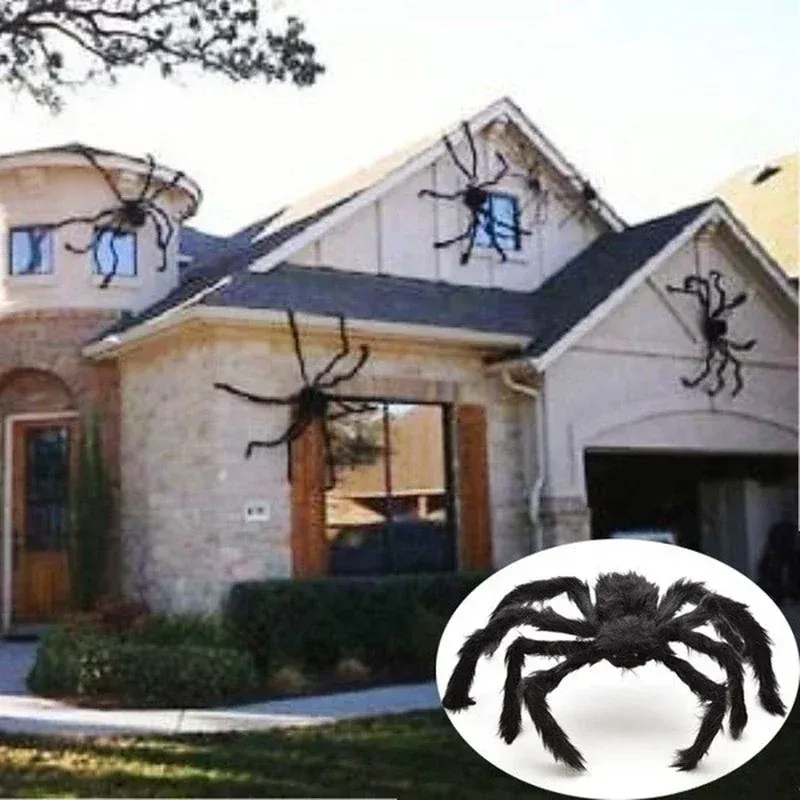 Halloween Big Plush Spider Decor 2