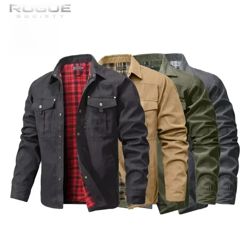 Men's Cowboy Western Flannel Jacket 2