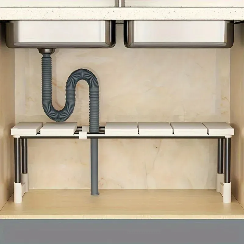 Adjustable Under Sink Storage Rack 2