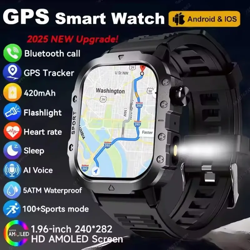 2025 GPS Military SmartWatch 1