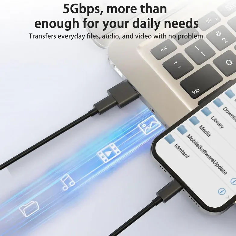 Адаптер USB-C к USB-A, 4 шт. 6