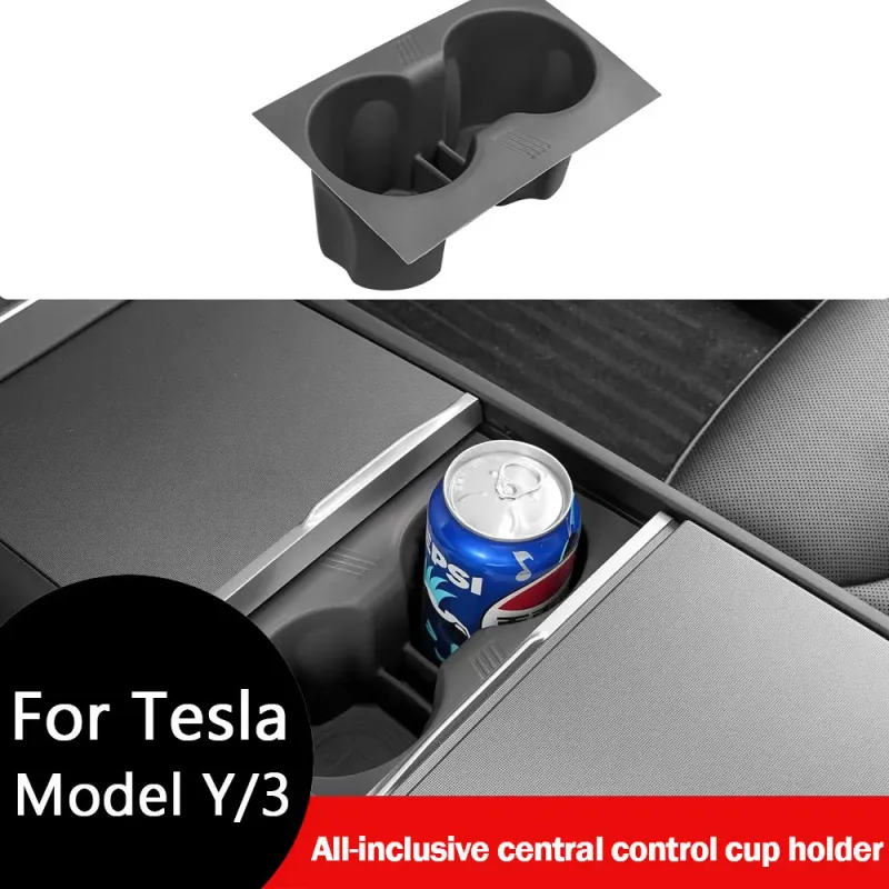 Tesla Center Console Cup Holder Inserts 1