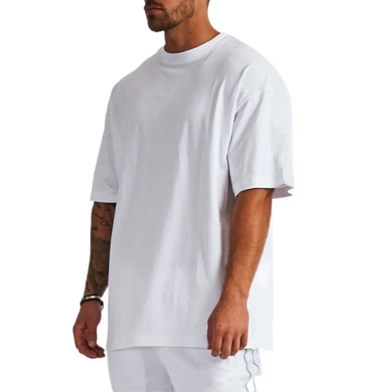 Men's 100% Cotton Oversized Crew Tee 2