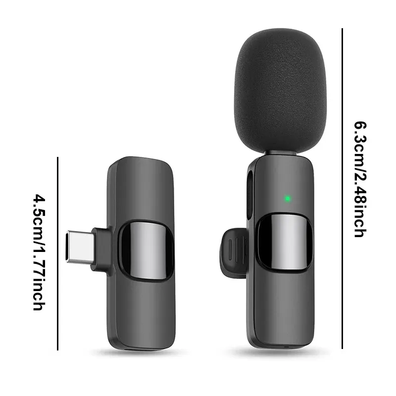 Wireless Lavalier Mic for iPhone & Android 2