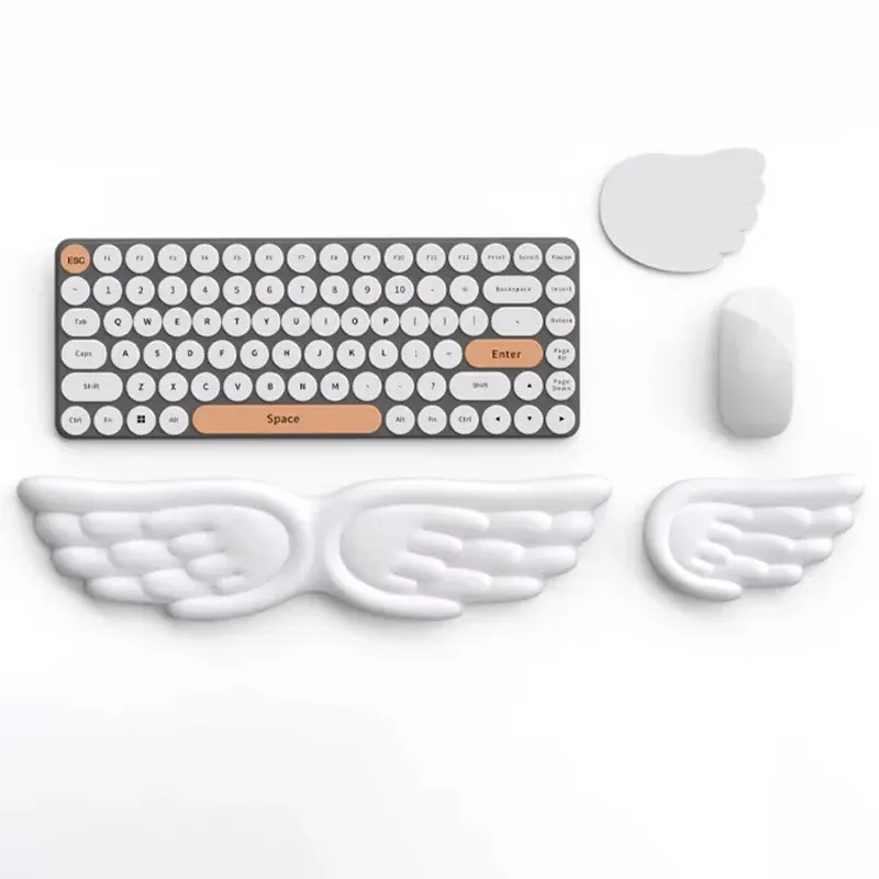 Angel Wings Memory Foam Wrist Rest 1