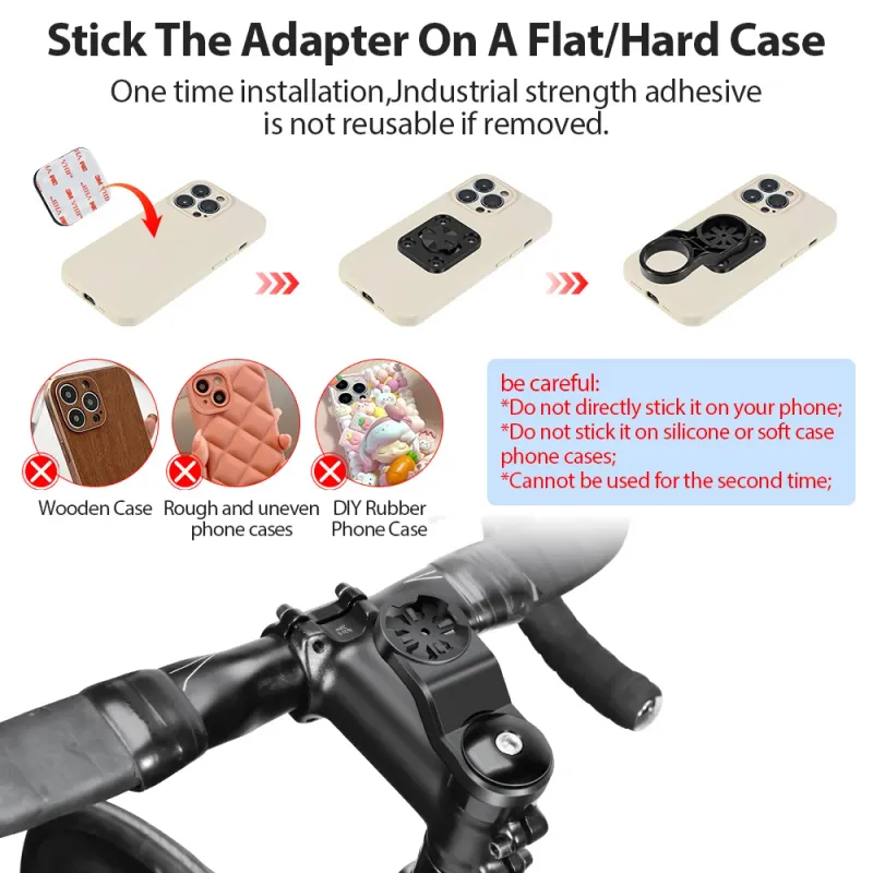 Bicycle Phone Holder Handlebar Mount 3