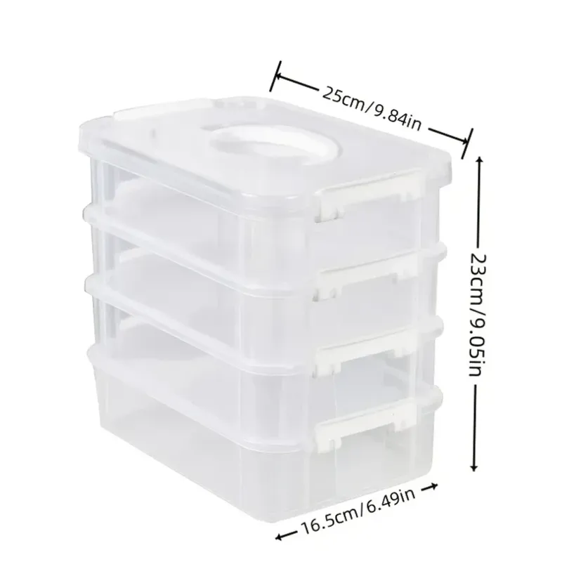 4-Tier Stackable Storage Box 4