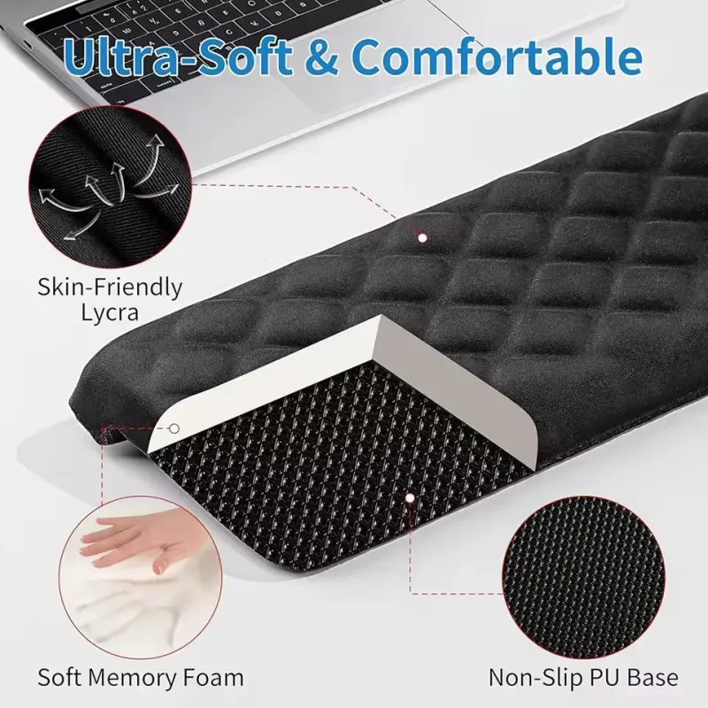 L-Shaped Keyboard Mouse Pad with Elbow Pillow 5