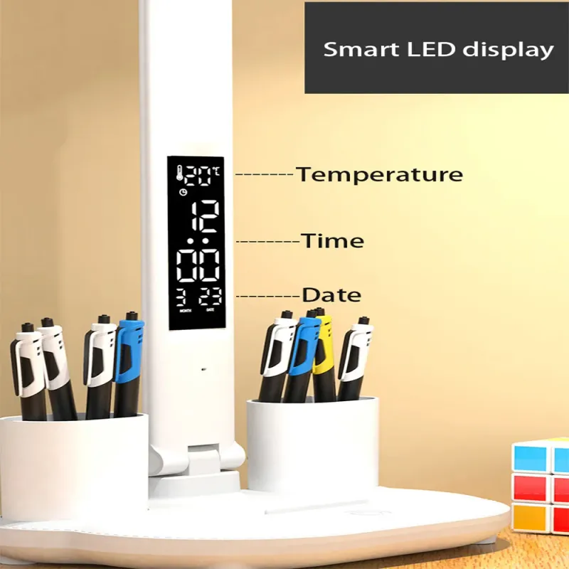 Folding LED Desk Lamp with USB Charger 4