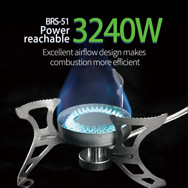 BRS-51 Foldable Camping Stove 2