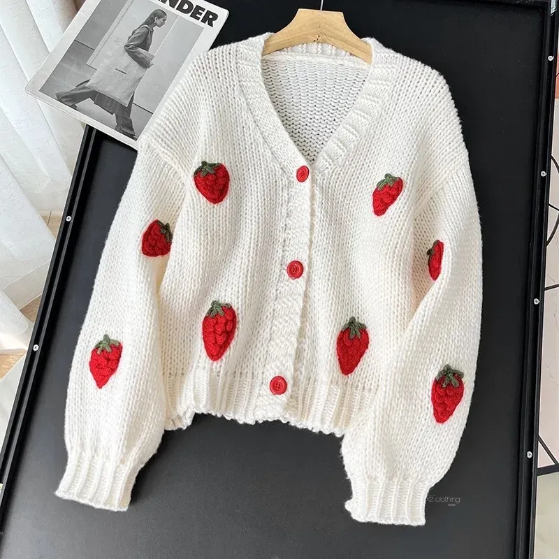 Strawberry Preppy Cardigan - Spring 2026 2