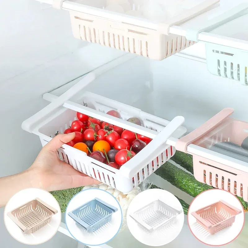 Pull Out Fridge Drawer Organizer 2