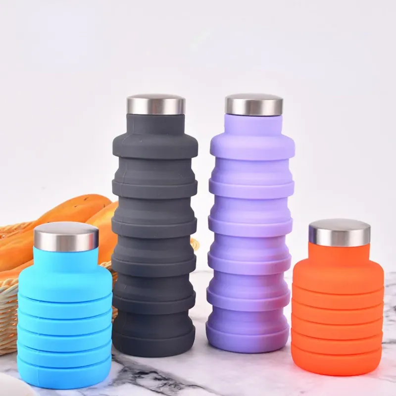 Collapsible Silicone Water Bottle 1