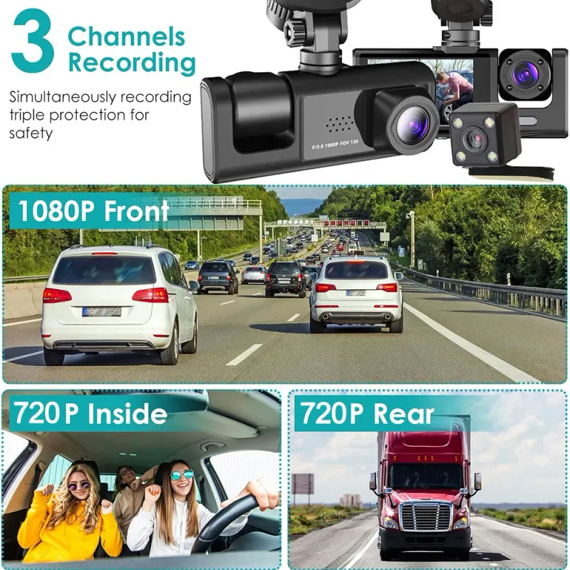 1080P Dual Camera Dash Cam 2