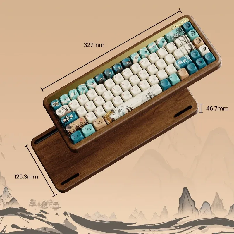 Akko MU01 Wooden Mechanical Keyboard 6