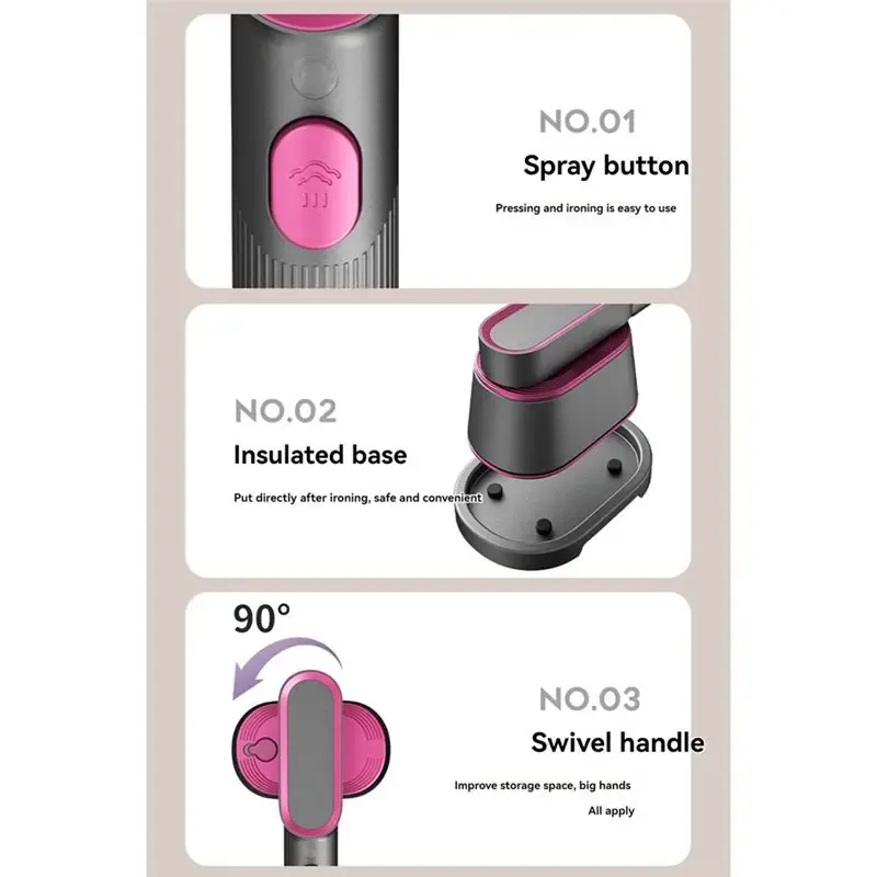 3-in-1 Portable Handheld Garment Steamer 6
