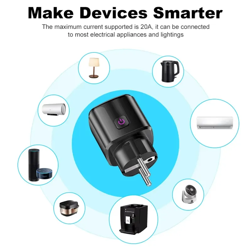 20A WiFi Smart Socket with Power Monitor 4