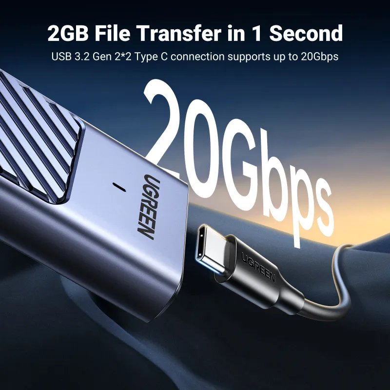 UGREEN M.2 SSD Enclosure 20Gbps 2