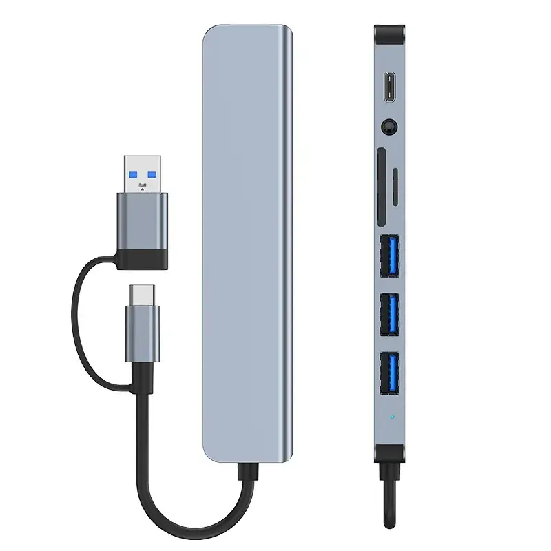 USB-C Hub with Card Reader & Audio 6