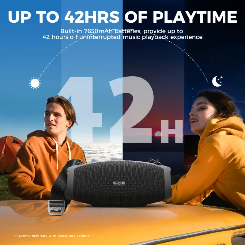 W-KING 70W Waterproof Bluetooth Boombox 4