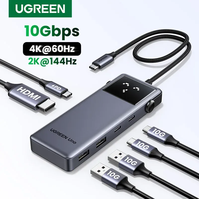 UGREEN 6-in-1 USB C Hub with 4K60Hz 1