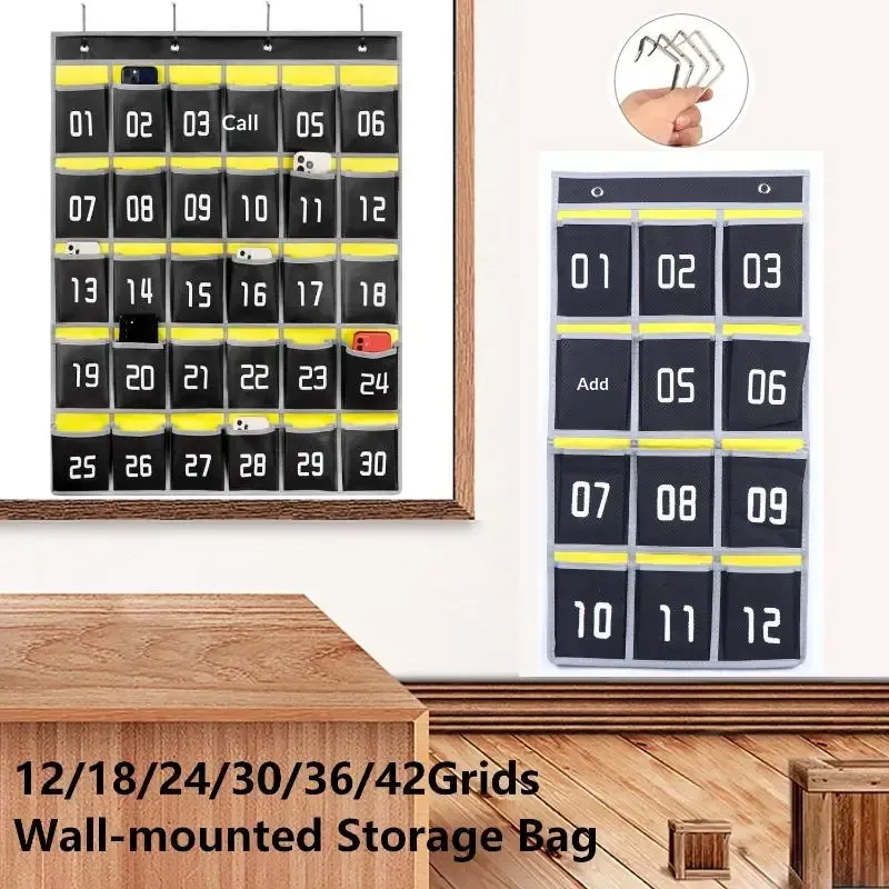 Numbered Phone Storage Hanging Bag 2