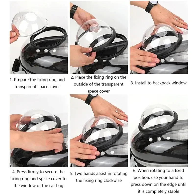 Space Capsule Pet Backpack Carrier 4