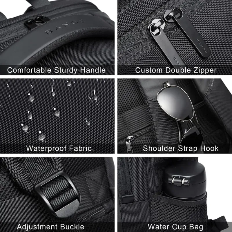 BANGE Waterproof Laptop Backpack 15.6" 5