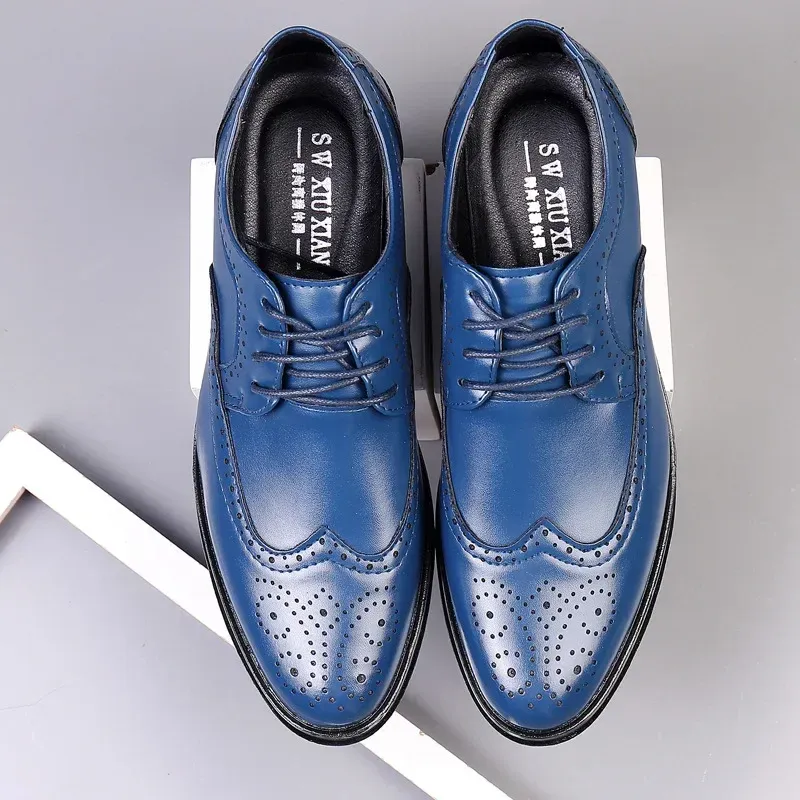 Handcrafted Calfskin Oxford Brogue Shoes 5